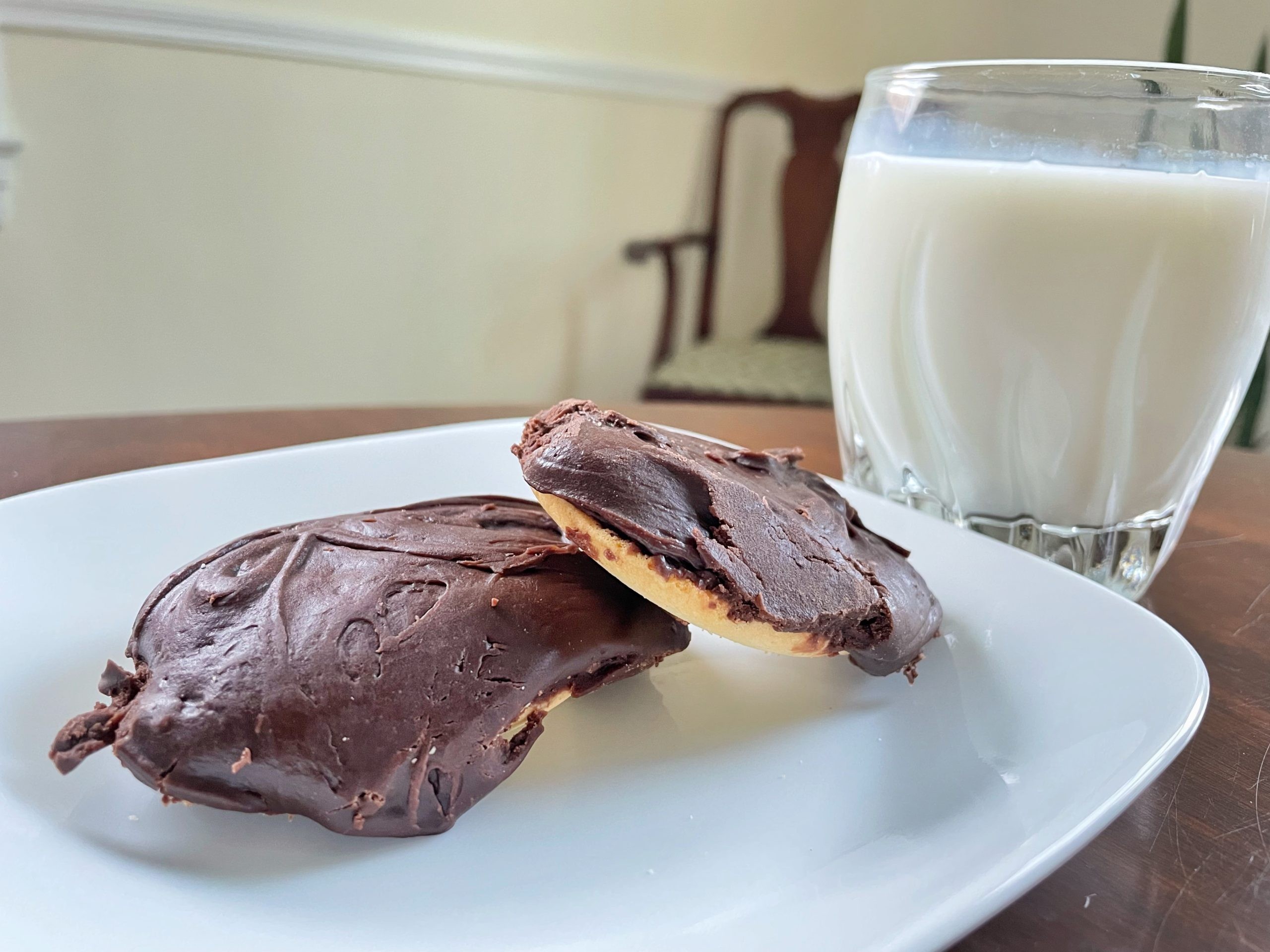 Berger Cookies with thick chocolate fudge icing are a Baltimore favorite