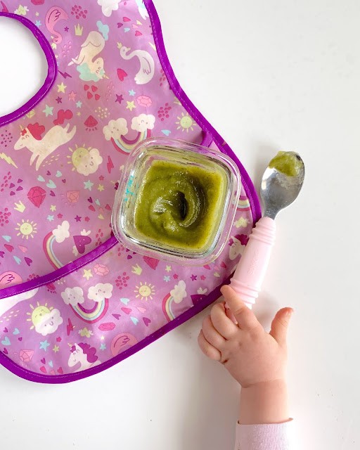 Avocado preparation for stage 1 baby food
