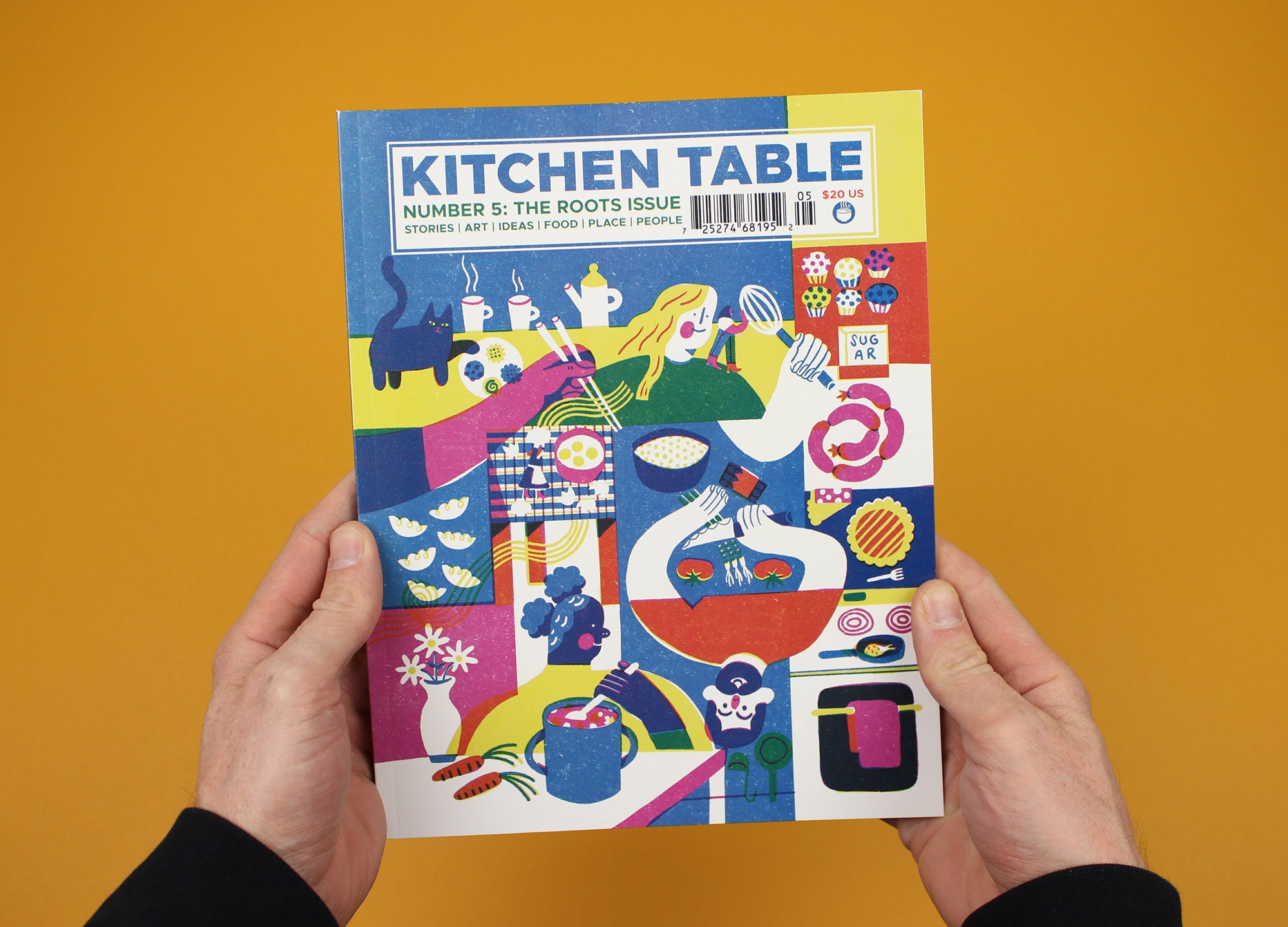 Various ingredients in Kitchen Table food magazine
