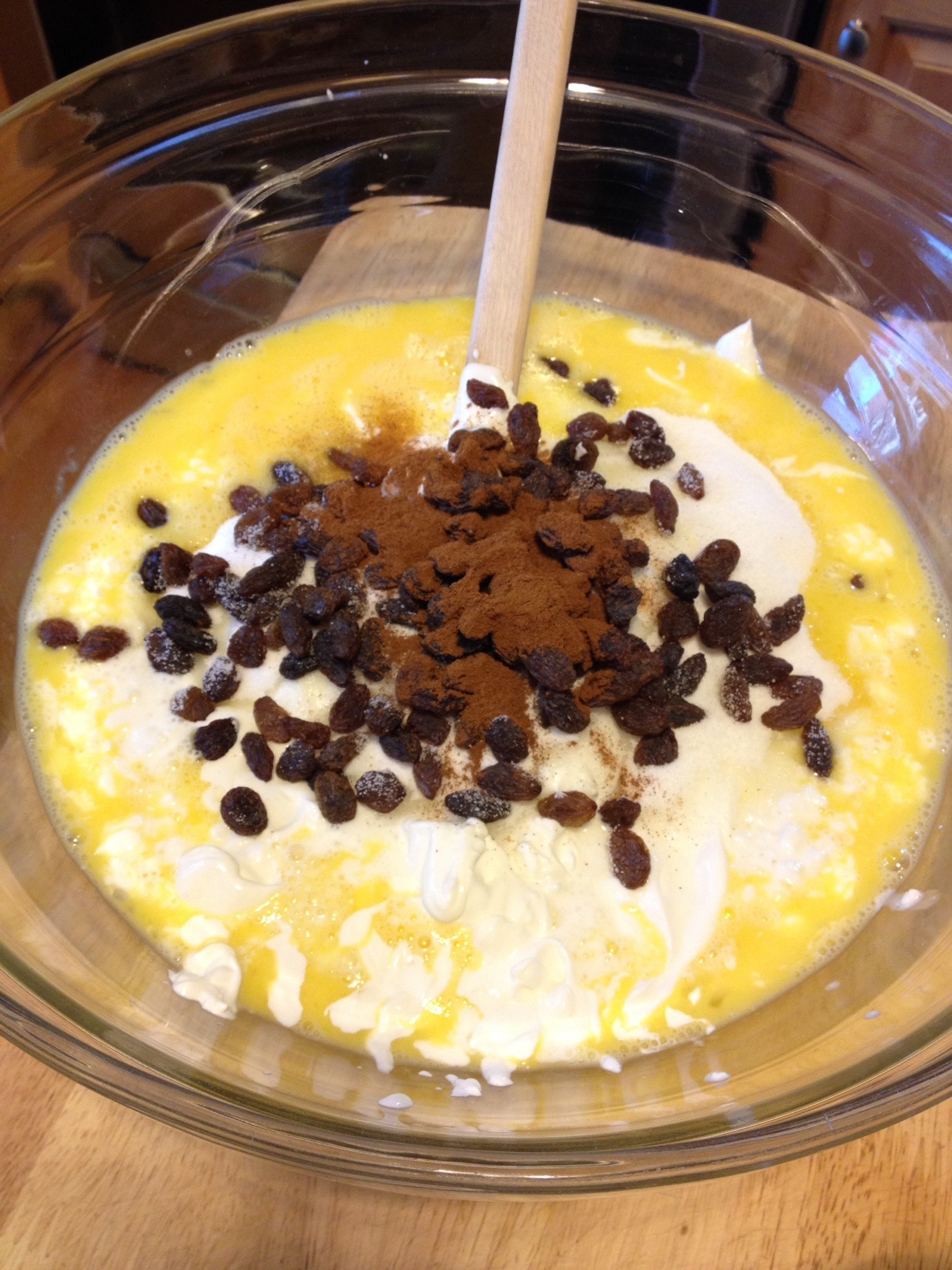 Sweet noodle kugel