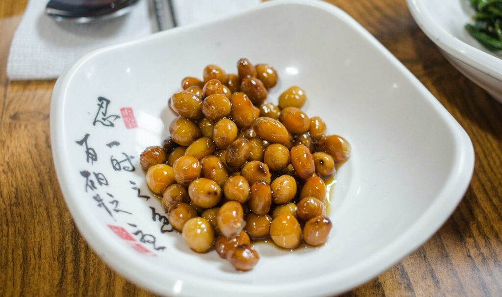 Natto fermented soybeans