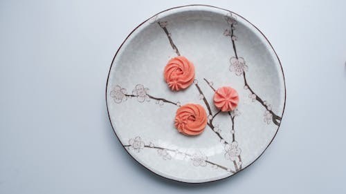 food on white ceramic plate