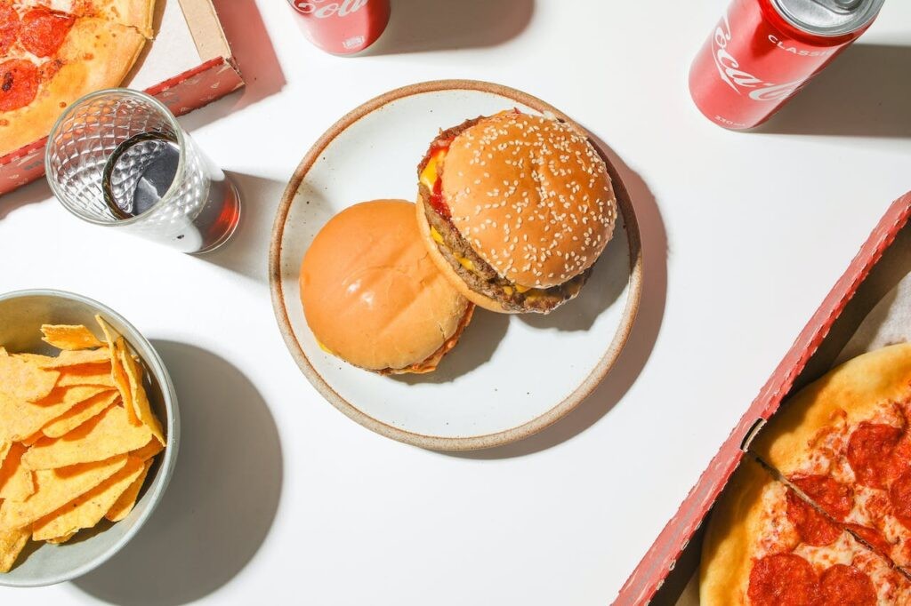 McDonald's burgers with various toppings
