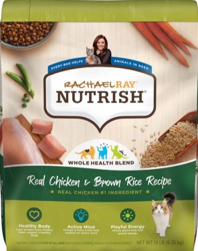 Rachael Ray Nutrish Real Chicken & Brown Rice Recipe Dry Cat Food
