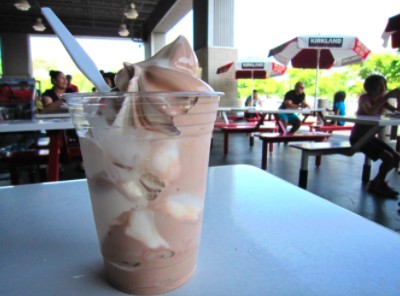 Costco food court menu milk sundae