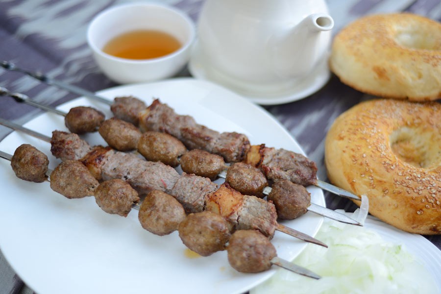 Juicy Shashlik Skewers Grilled to Perfection