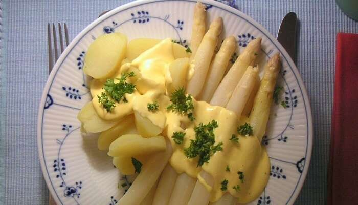 Spargel austrian food, embracing leafy goodness
