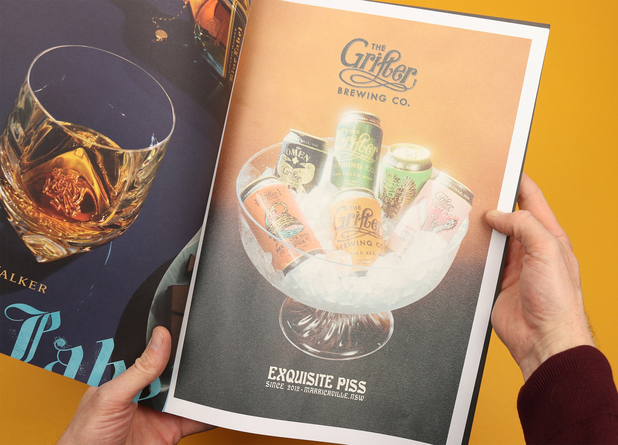 Advertisements in Swill food magazine