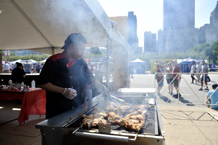 Chicago Food Festival Crowd