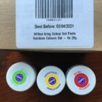 Food coloring for icing can be used to dye threads