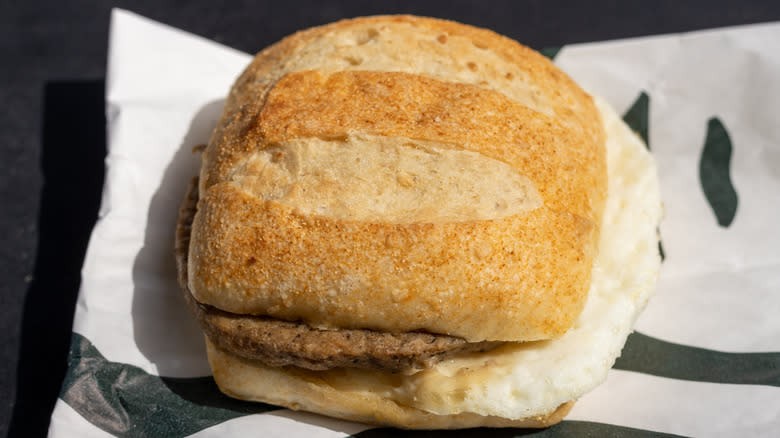 Starbucks Impossible Breakfast Sandwich