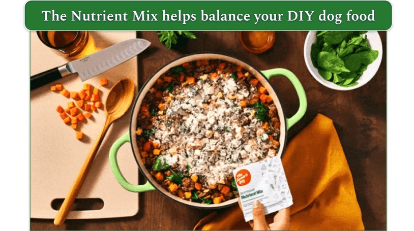 Package of The Farmer's Dog DIY Nutrient Mix