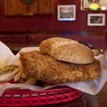 Plump's Last Shot Deep Fried Tenderloin Sandwich