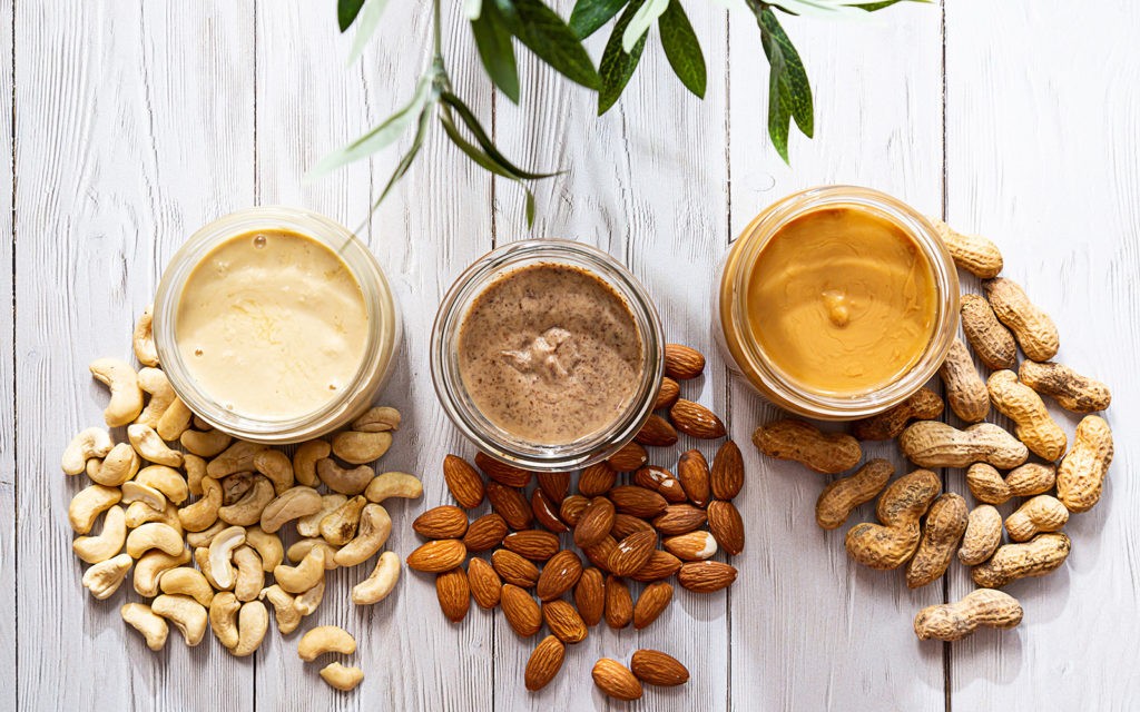 Bowl of assorted nuts