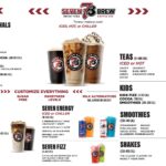 7 Brew menu with Prices 2025