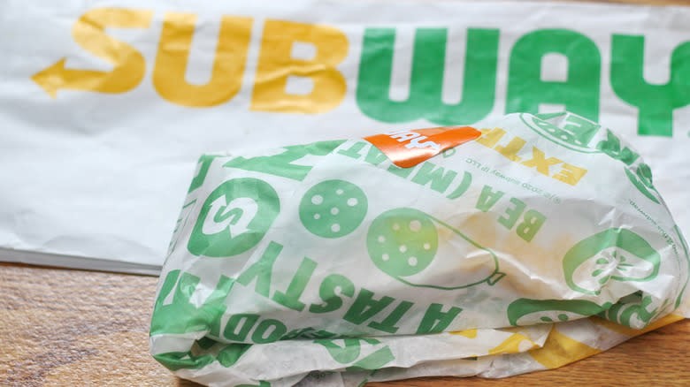 Subway Sandwich Wrap