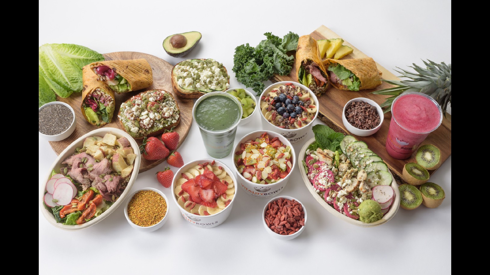 Colorful vitality bowl at Vitality Bowls Lubbock