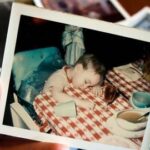 Man asleep on couch after eating