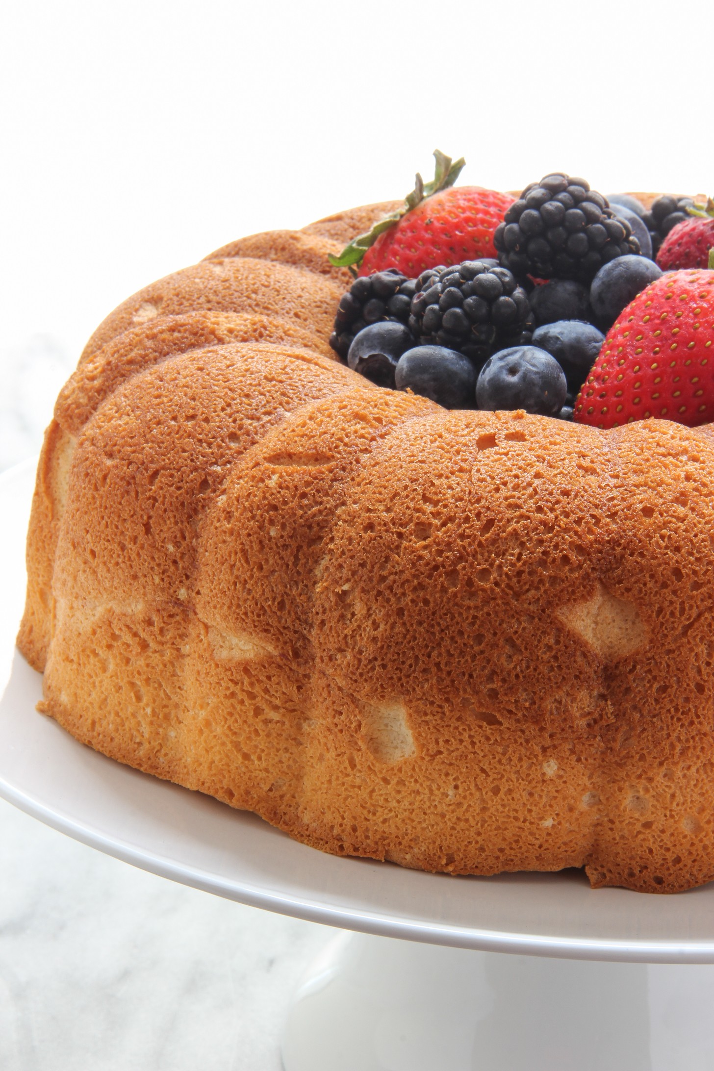 Close-up of Angel Food Cake Batter
