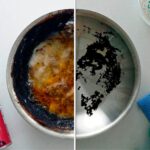 Baking Soda and Vinegar Cleaning Pan