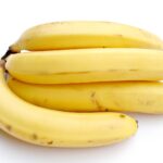 A bunch of ripe yellow bananas