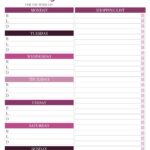 weekly meal planner with shopping list