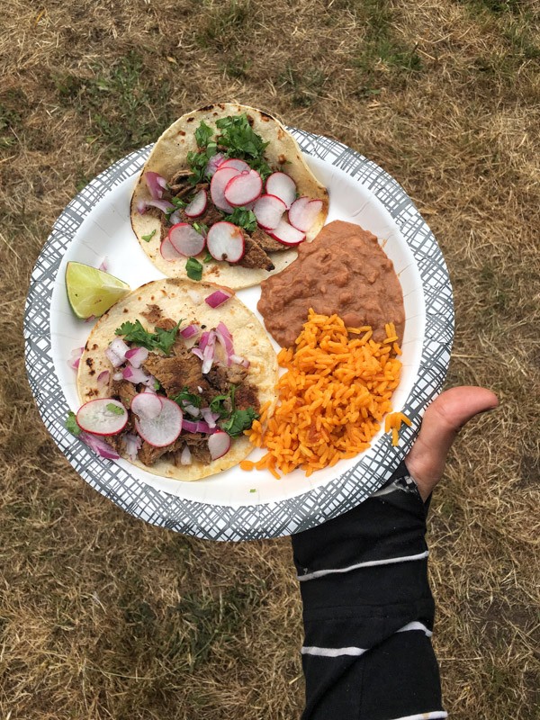 Camp Food Idea Taco Ingredients