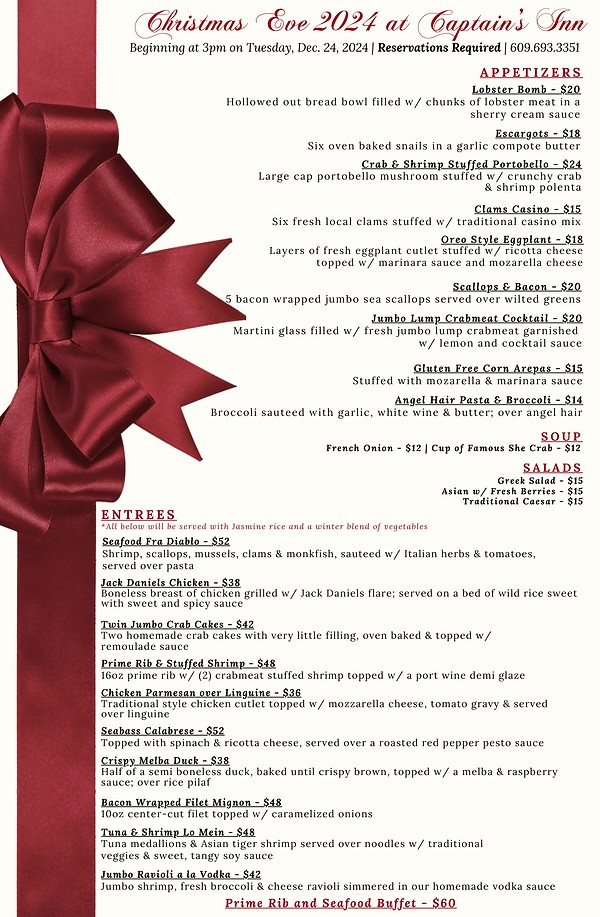 Captains Inn Christmas Eve