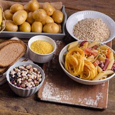 Carbohydrates breakdown into glucose