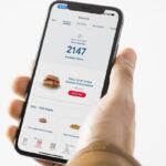 Chick-fil-A app interface with reward points displayed