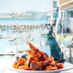 Cioppino with wine, showcasing the vibrant flavors of San Francisco