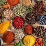 Selection of key spices in Indian cooking