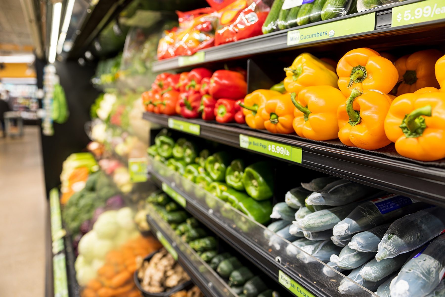 Just Food Co-op produce section