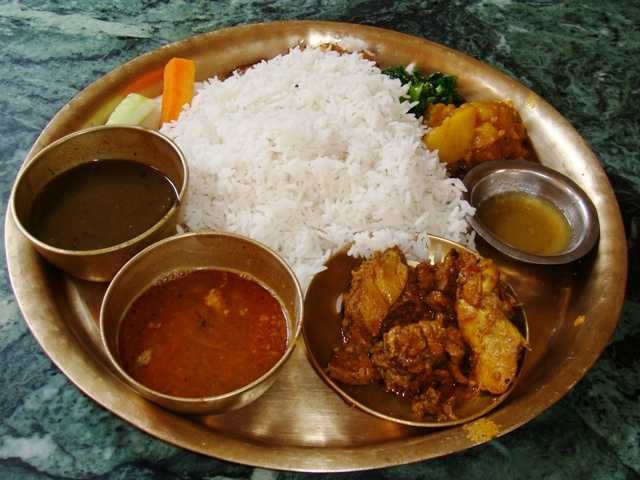 Dal Bhat Tarkari Nepal showcasing the national dish of Nepal