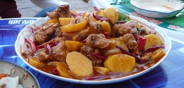 Assortment of healthy Chinese dishes