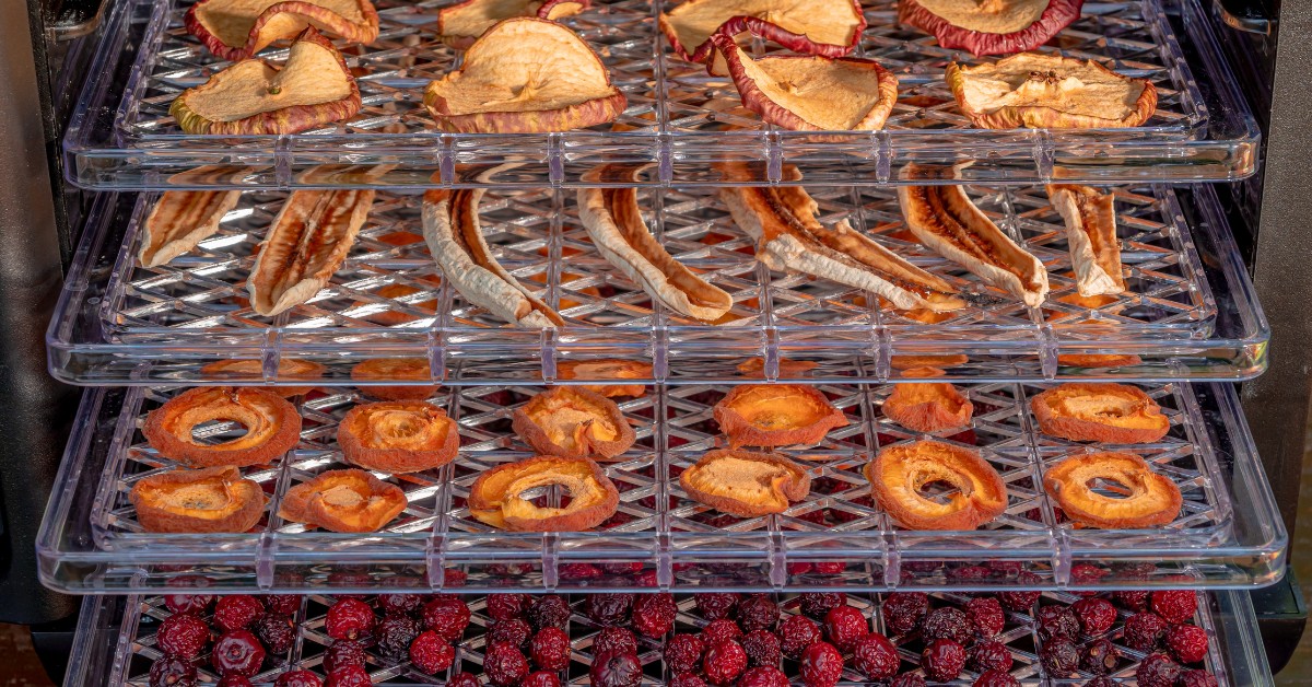 Drying Dehydrated Food