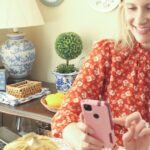 A person using Walmart Grocery App to effortlessly order groceries