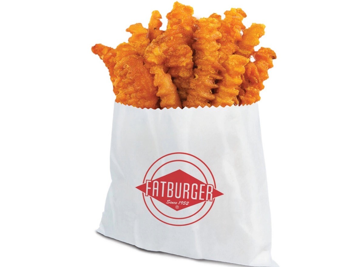 Fatburger's crispy, crinkle-cut sweet potato fries