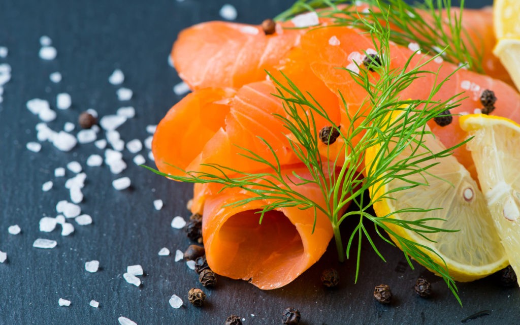Selection of Cold Smoked Food