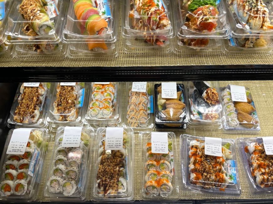Foodland sushi counter