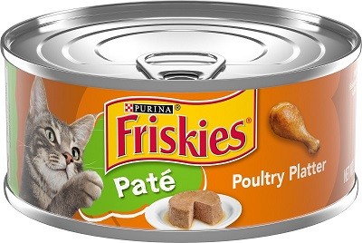 Friskies Classic Paté Poultry Platter Canned Cat Food