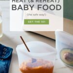Warming Baby Food in Warm Water Bath