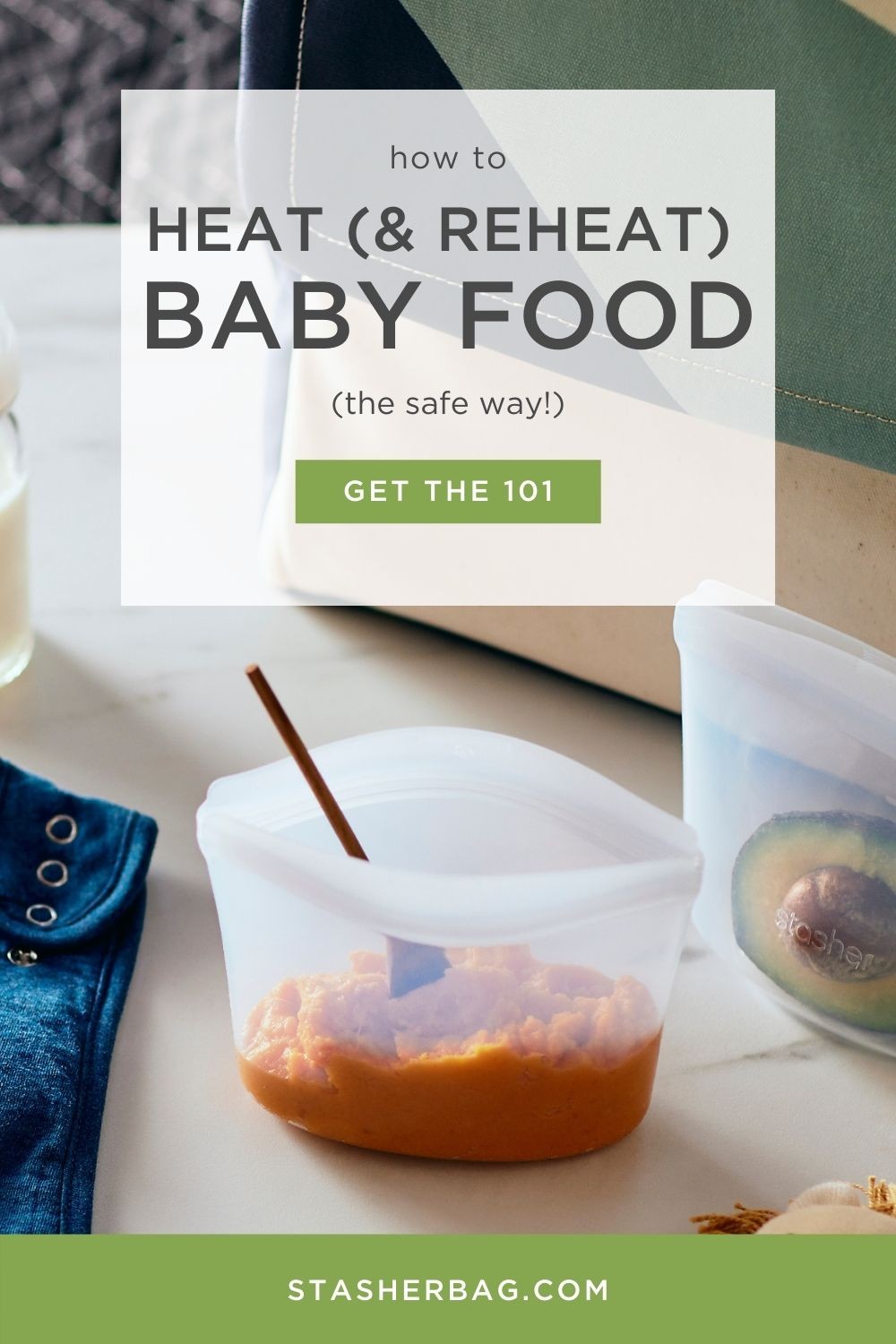 Warming Baby Food in Warm Water Bath