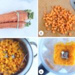 Steaming carrots for baby food to retain maximum nutrients