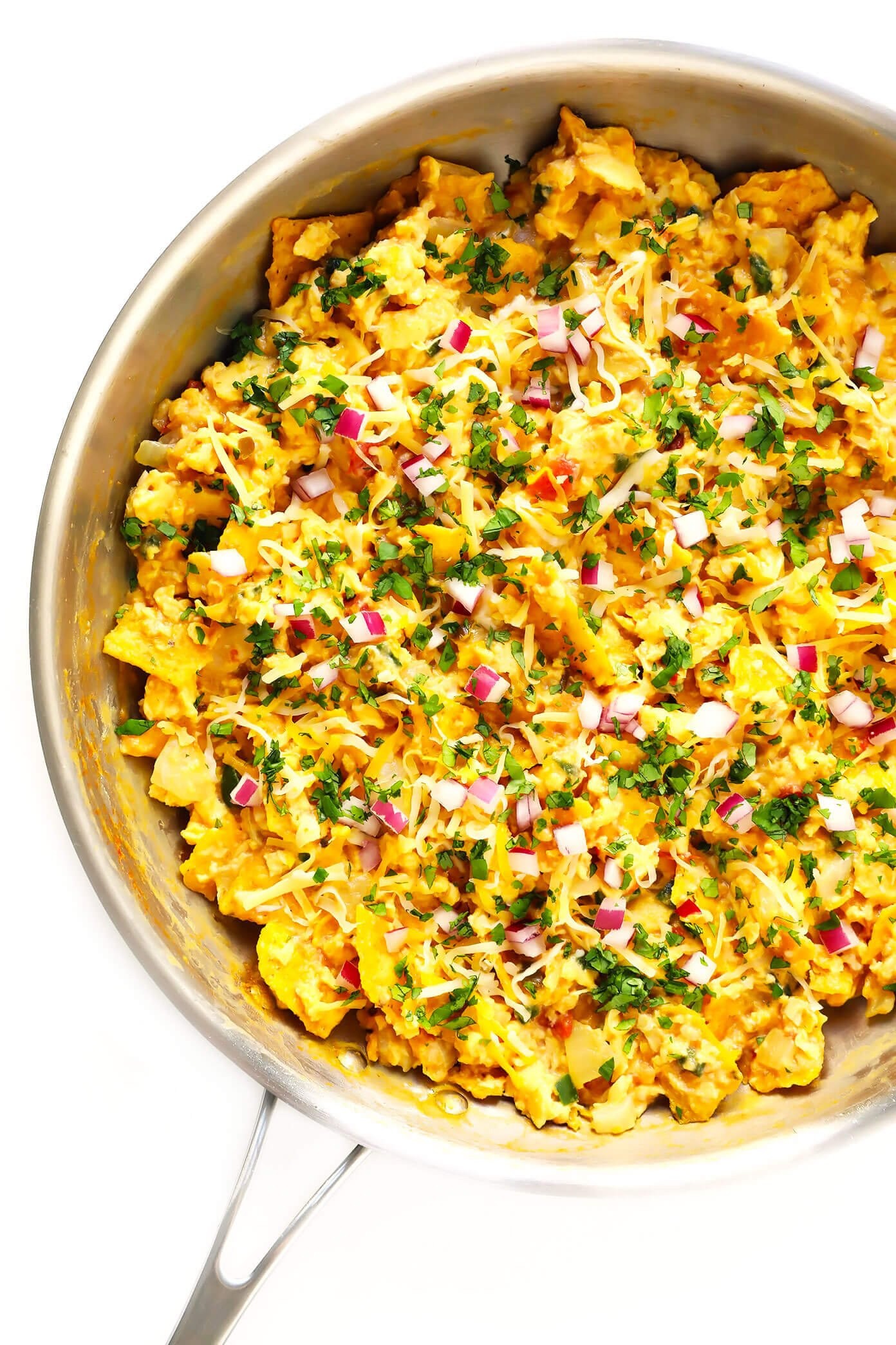Migas with Fresh Cilantro