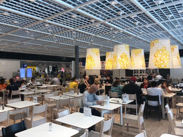 IKEA Salads: A healthy and flavorful high point of the meal, drizzled with raspberry vinaigrette