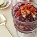 Fancy Navajo Piccadilly with homemade berry sauce and sumac berry sprinkles