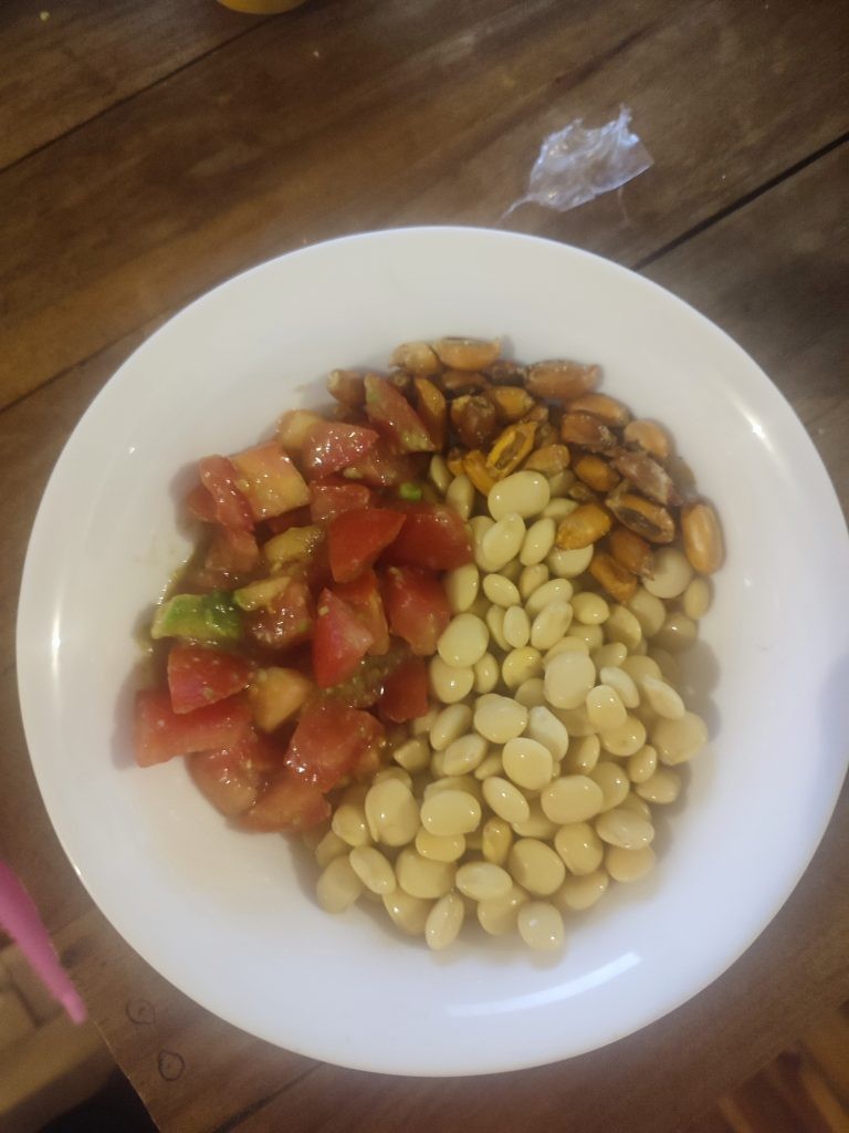 Cevichocho vegano dish made with lupini beans