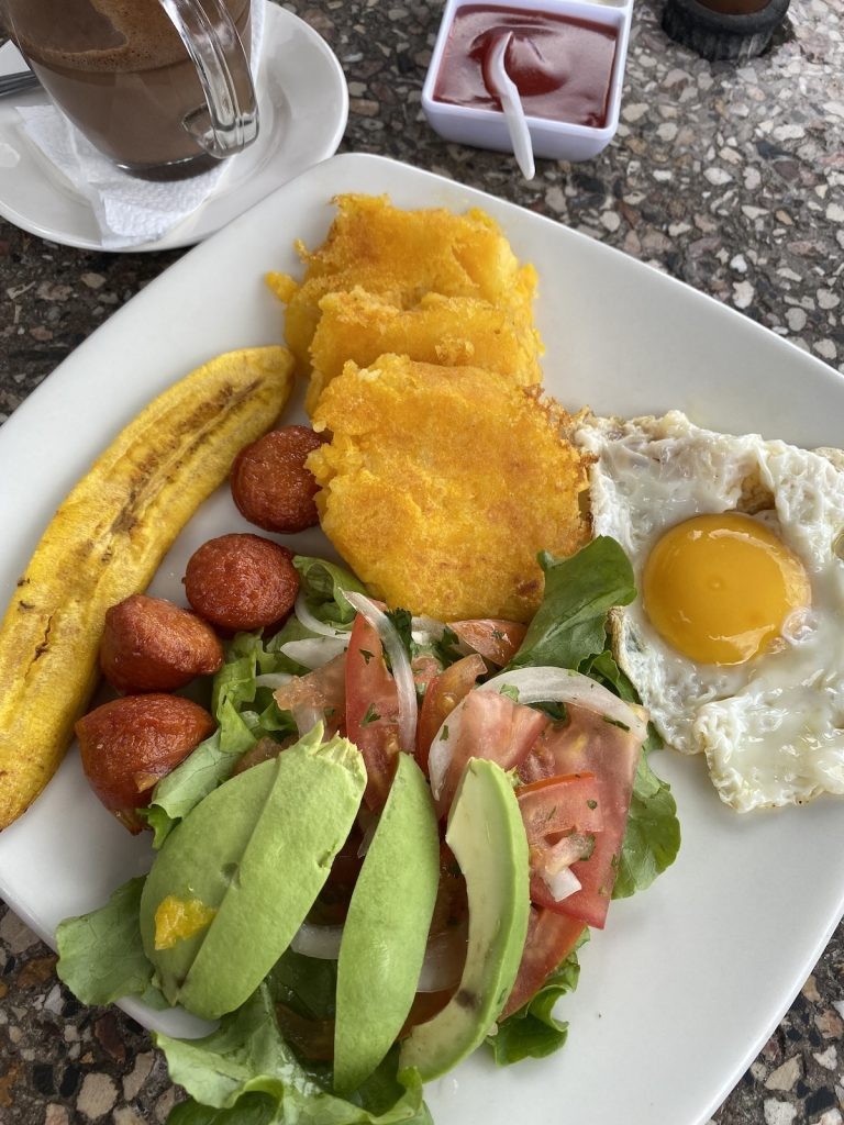 Locro de Papa a hearty Ecuadorian soup made with potatoes and cheese