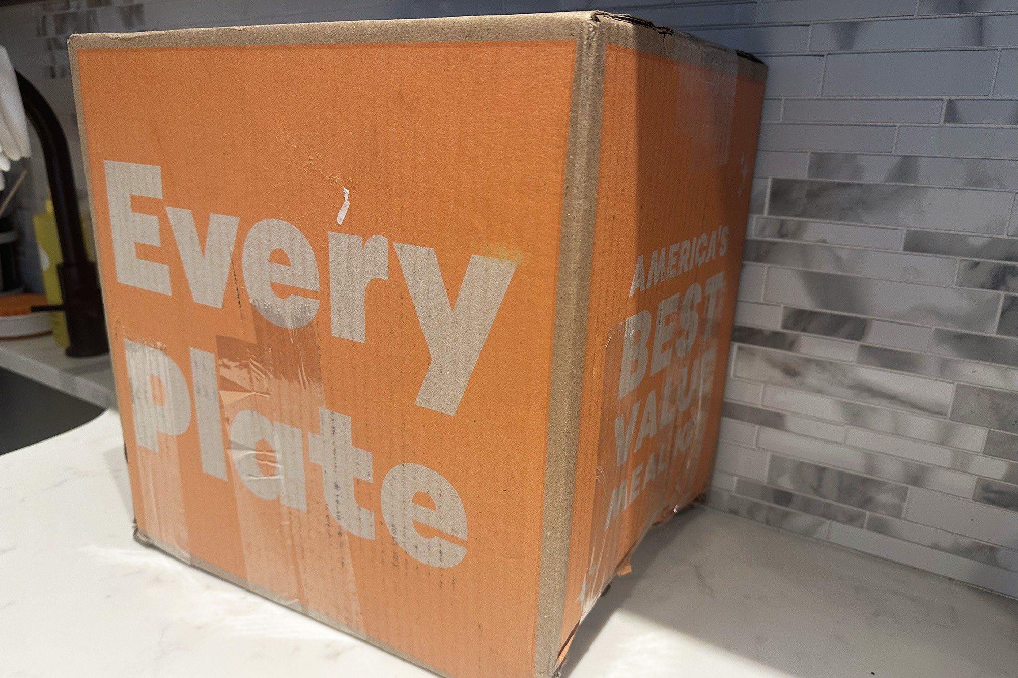 Orange EveryPlate box